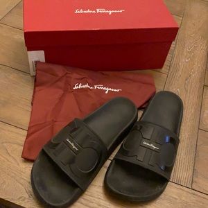 Ferragamo pool slides